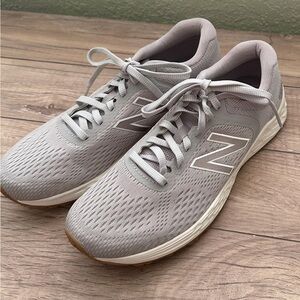 New Balance Light Gray Running Sneakers
